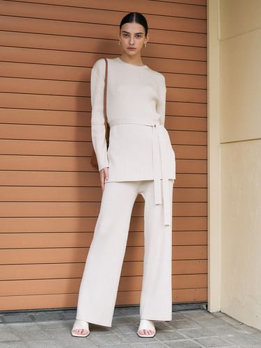 Ribbed Long Pants - RENEJ - Modalova