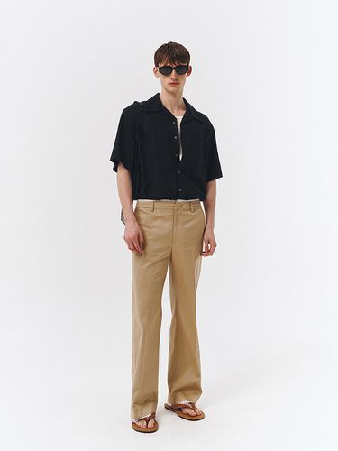 Straight Layered Chino Pants_Classic Beige - Dunst for MEN - Modalova