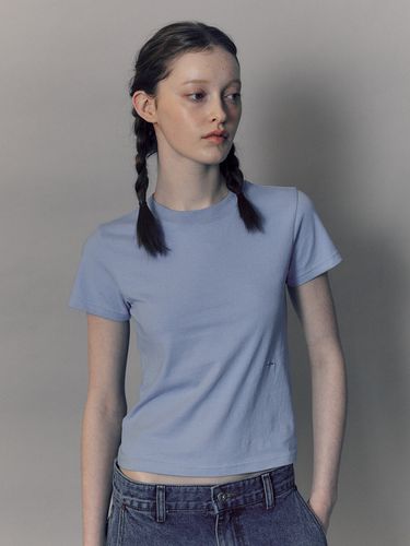 Tina Cotton T-Shirt_Blue - NOTHING WRITTEN - Modalova