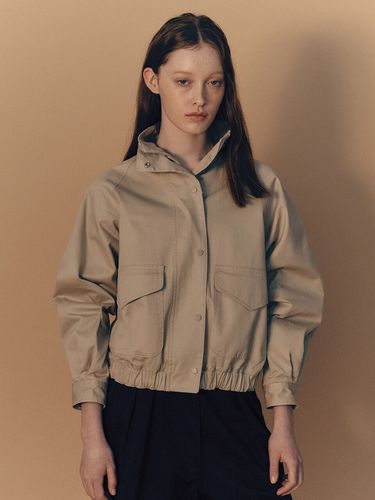 Vasily Cotton Blouson_Light Beige - NOTHING WRITTEN - Modalova