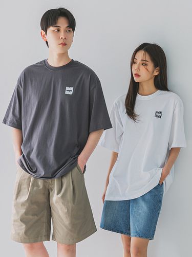 Oversized ALVIN Stamp T-Shirt _ 3 Colors - alvinclo - Modalova