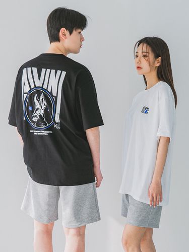 Oversized The Bunny T-Shirt _ 2 Colors - alvinclo - Modalova