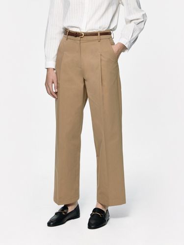 Pintuck Chino Pants_Beige - DEPOUND - Modalova