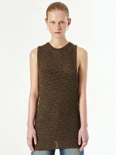 Unbalance Long Sleeveless_Khaki - DIAGONAL - Modalova