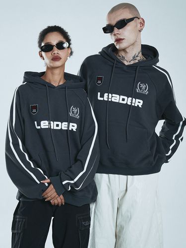 YC Leader Uniform Hoodie [Charcoal] - EASY NO EASY - Modalova