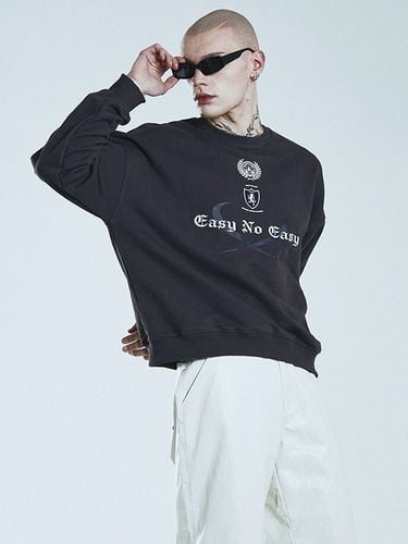 Double Rake Uniform Sweatshirt [] - EASY NO EASY - Modalova