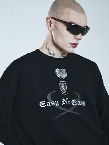 Double Rake Uniform Sweatshirt [] - EASY NO EASY - Modalova