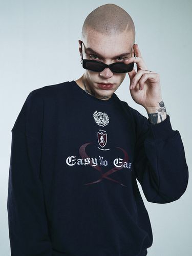 Double Rake Uniform Sweatshirt [] - EASY NO EASY - Modalova