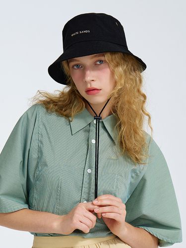 Unisex Recycled String Bucket Hat Roy_ 2 Colors - WHITE SANDS - Modalova