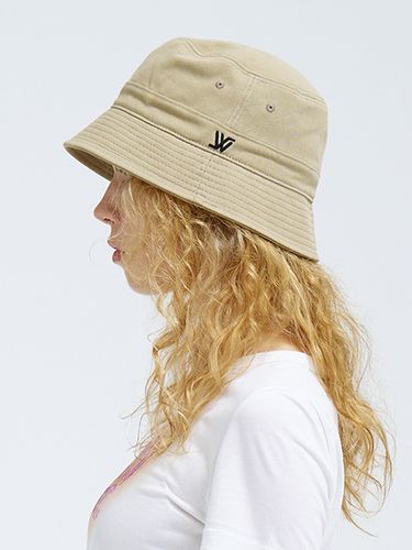 Unisex Daily Short Bucket Hat Ash (2Colors) - WHITE SANDS - Modalova