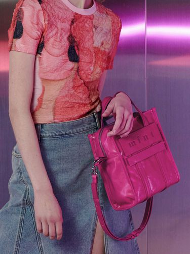 Camille Crinkled Spice Girl Bag_Fuchsia Pink - mfnt - Modalova