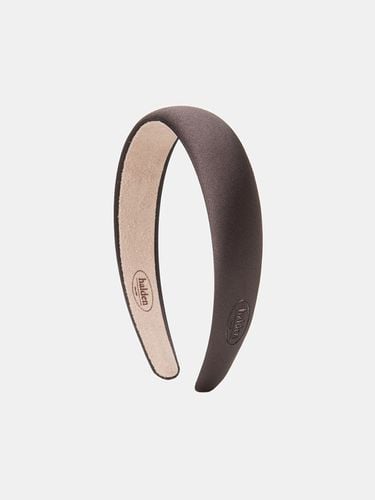 Emboss Logo Satin Hairband_Brown - halden - Modalova