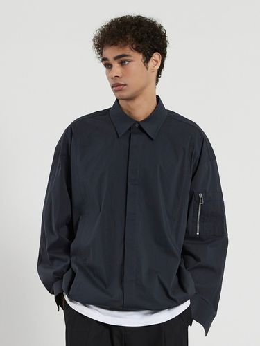 Stretchy Cotton Overfit MA-1 Shirt () - TNGT - Modalova