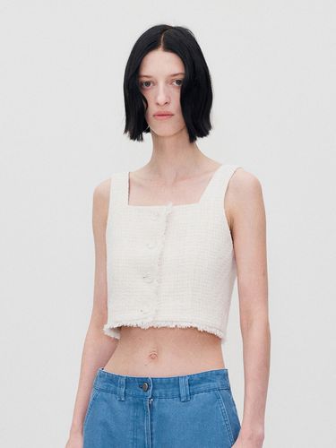 Cropped Tweed Top_2 Color - RE RHEE - Modalova