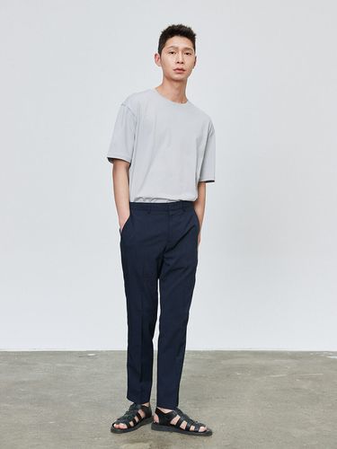 Cool Max Slim Slacks [Navy] - THE KNIT COMPANY - Modalova