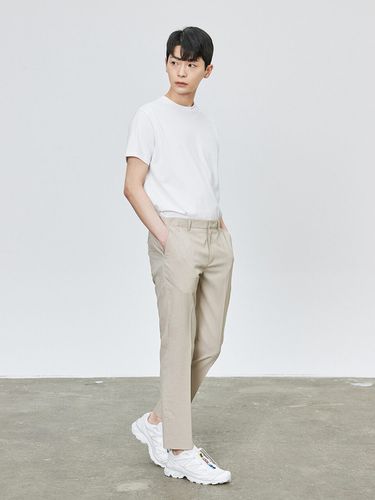 Cool Max Slim Slacks [Beige] - THE KNIT COMPANY - Modalova