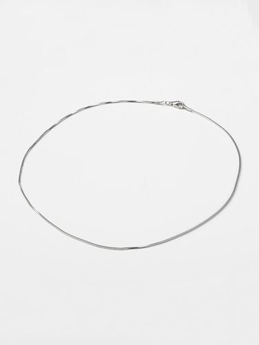 Simple Chain Necklace_Silver - halden - Modalova