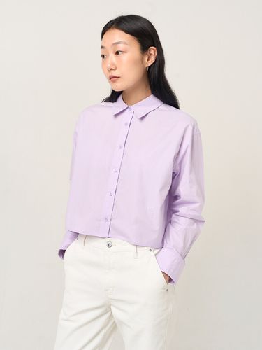 Basic Cropped Shirts Light Purple - PLAC - Modalova