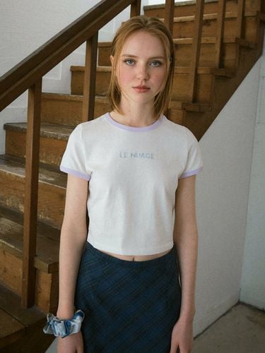 LE NUAGE Ringer Cropped Tee_2 Colors - DAUGHTER - Modalova