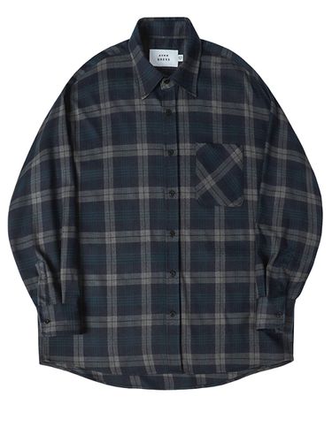 Plaid Shirt_Navy - AVANDRESS - Modalova