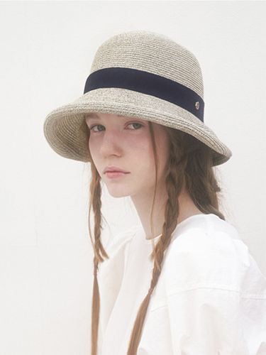 Etoile Straw Hat_Ice Grey - Brown Hat - Modalova