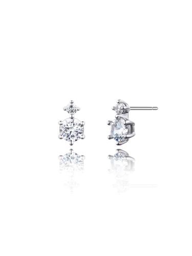 Simple Cubic Point Cubic Earrings X0017 - STONEHENgE - Modalova