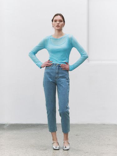 Basic Denim Pants _Light Blue - NONNIERE - Modalova