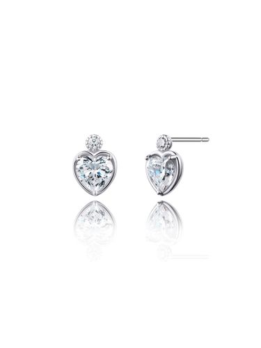 Daily Heart Silver Earrings H0151 - STONEHENgE - Modalova