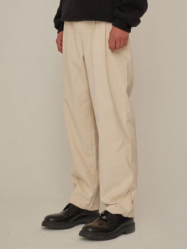 Corduroy Half Banding Pants - ease - Modalova