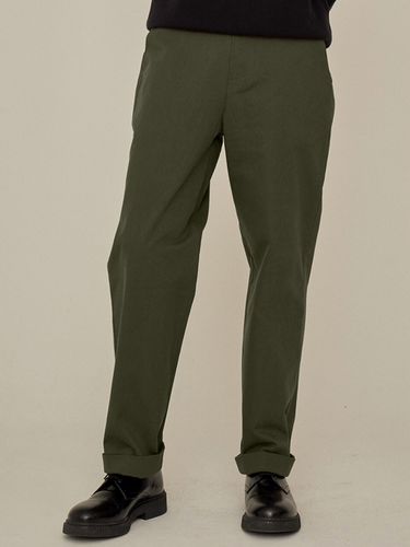 Natural Turn Up Half Banding Pants [] - ease - Modalova