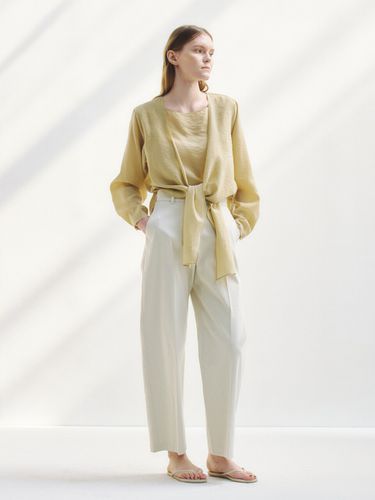 Cotton Volume Pants - NONNIERE - Modalova