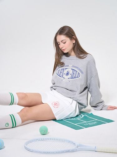 Oversized Fit Signature Emblem Sweatshirt - CLEVER FIELD - Modalova