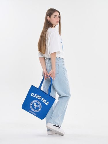 Tennis Free Small Eco Bag - Blue - CLEVER FIELD - Modalova