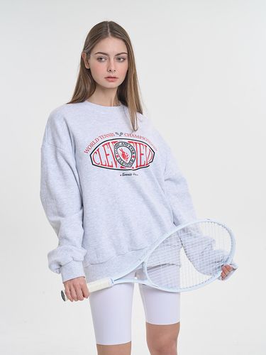 Oversized Signature Emblem Sweatshirt - CLEVER FIELD - Modalova