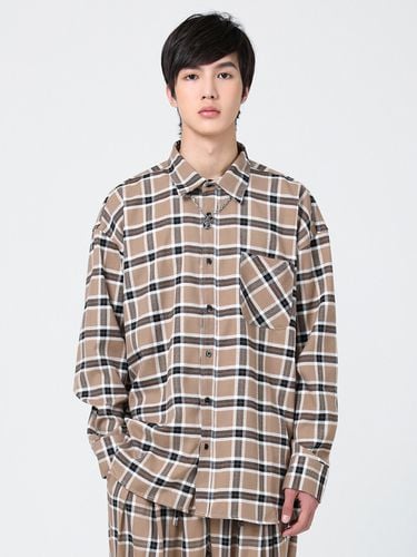 Plaid Shirt_Beige - AVANDRESS - Modalova