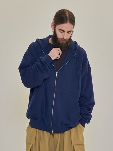 CB Sweat Zip Up Hoodie (Navy) - CARGOBROS - Modalova