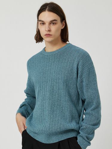 Unique Knitting Stitch Pullover Sweater - W. standard - Modalova