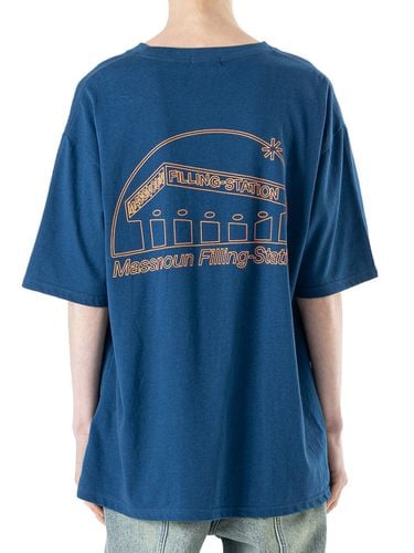 Filling Station T-Shirt _ Blue - MASSNOUN - Modalova