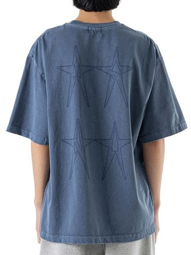 Star Logo Oversized T-Shirt _ Blue - MASSNOUN - Modalova