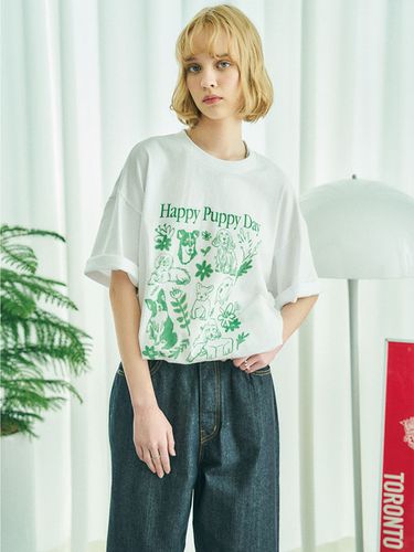 DTP Happy Puppy Short-Sleeve T-Shirt _ - CPGN - Modalova