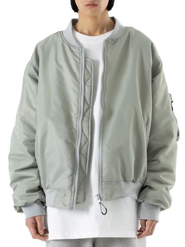 Oversized MA-1 Jacket _ Gray - MASSNOUN - Modalova