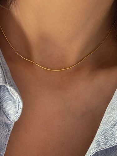 Thin Round Necklace_ 2 Colors - Primaute - Modalova