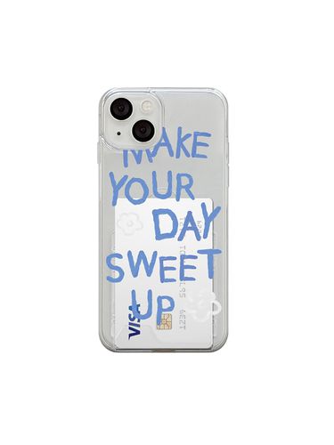 Painting Day Design [Clear Card Holder Phone Case] - mademoment - Modalova