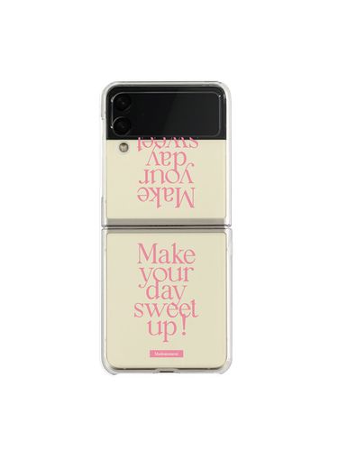 Sweet Up Lettering Design Z Flip Phone Case - mademoment - Modalova