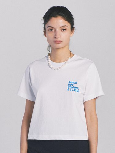 Crop Classic Short Sleeve T-shirt [] - PaperBoy - Modalova