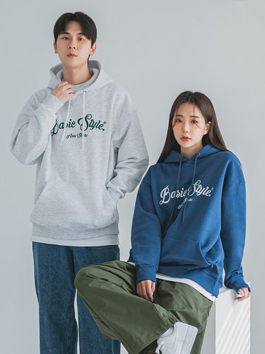 Basic Style Overfit Hoodie (3 Colors) - alvinclo - Modalova