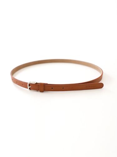 Vegan Leather Belt_Cinnamon Brown - GOCORI - Modalova