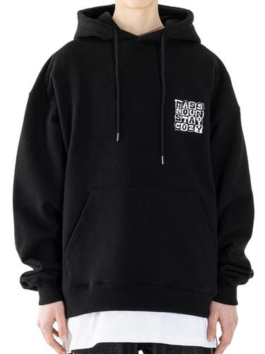 Cushion Logo Hoodie _ Black - MASSNOUN - Modalova