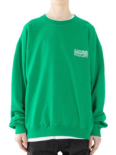 Restricted Area Sweatshirts _ Green - MASSNOUN - Modalova