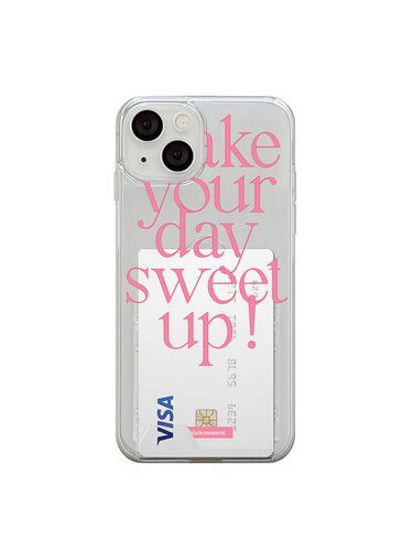 Sweet Up Lettering Design [Clear Card Holder Case] - mademoment - Modalova